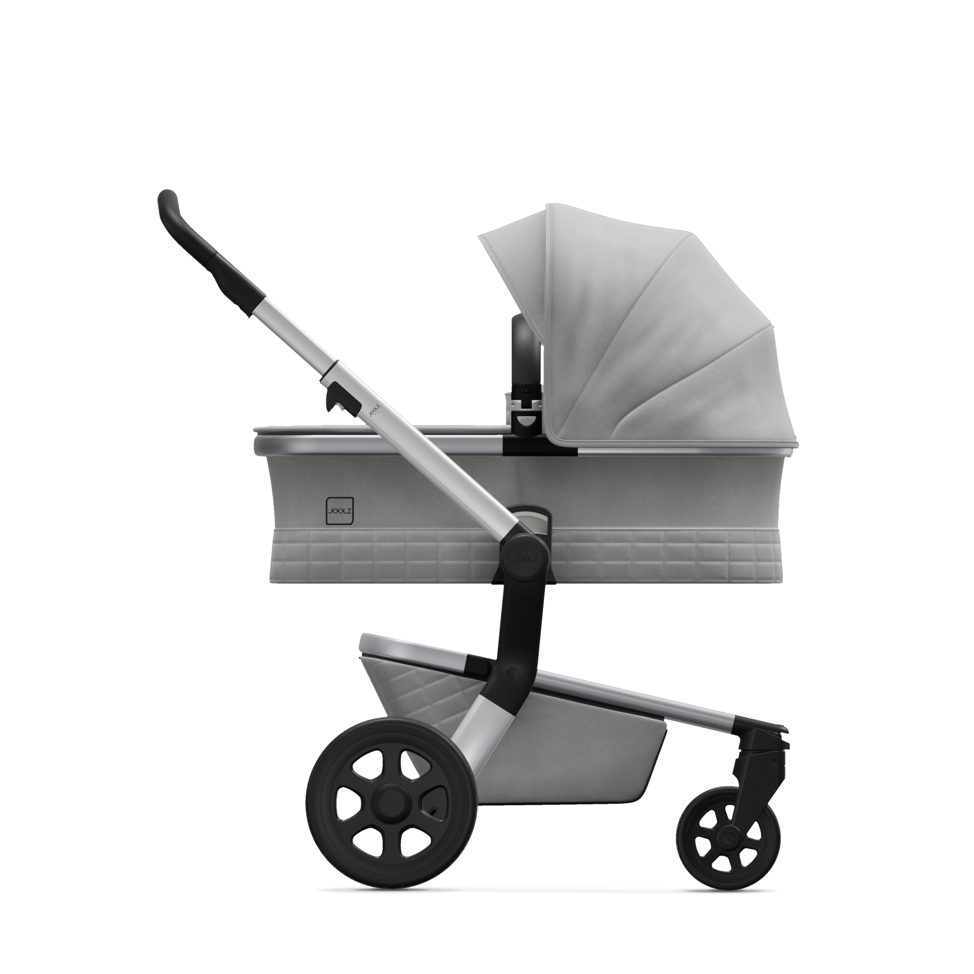 Joolz Hub Stroller with Bassinet in Stunning Silver - Melon Bellies