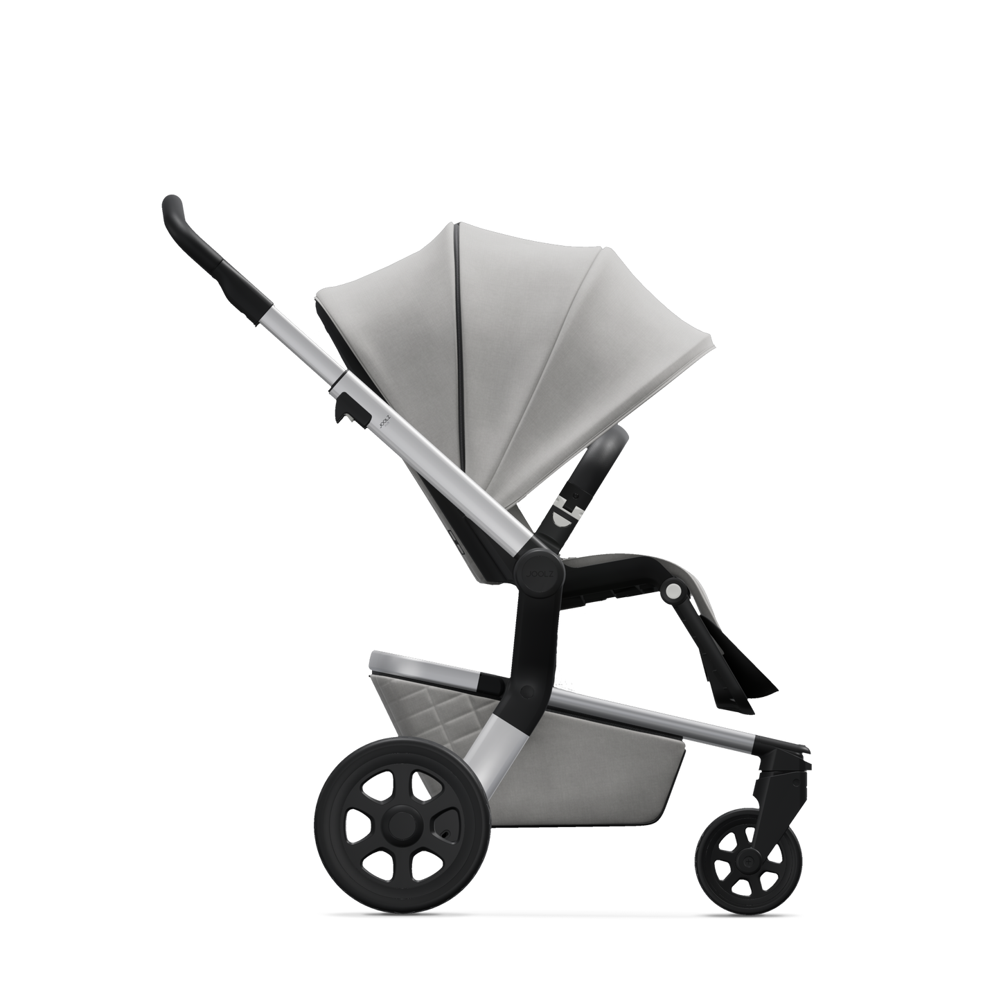 Joolz Hub Stroller with Bassinet in Stunning Silver - Melon Bellies