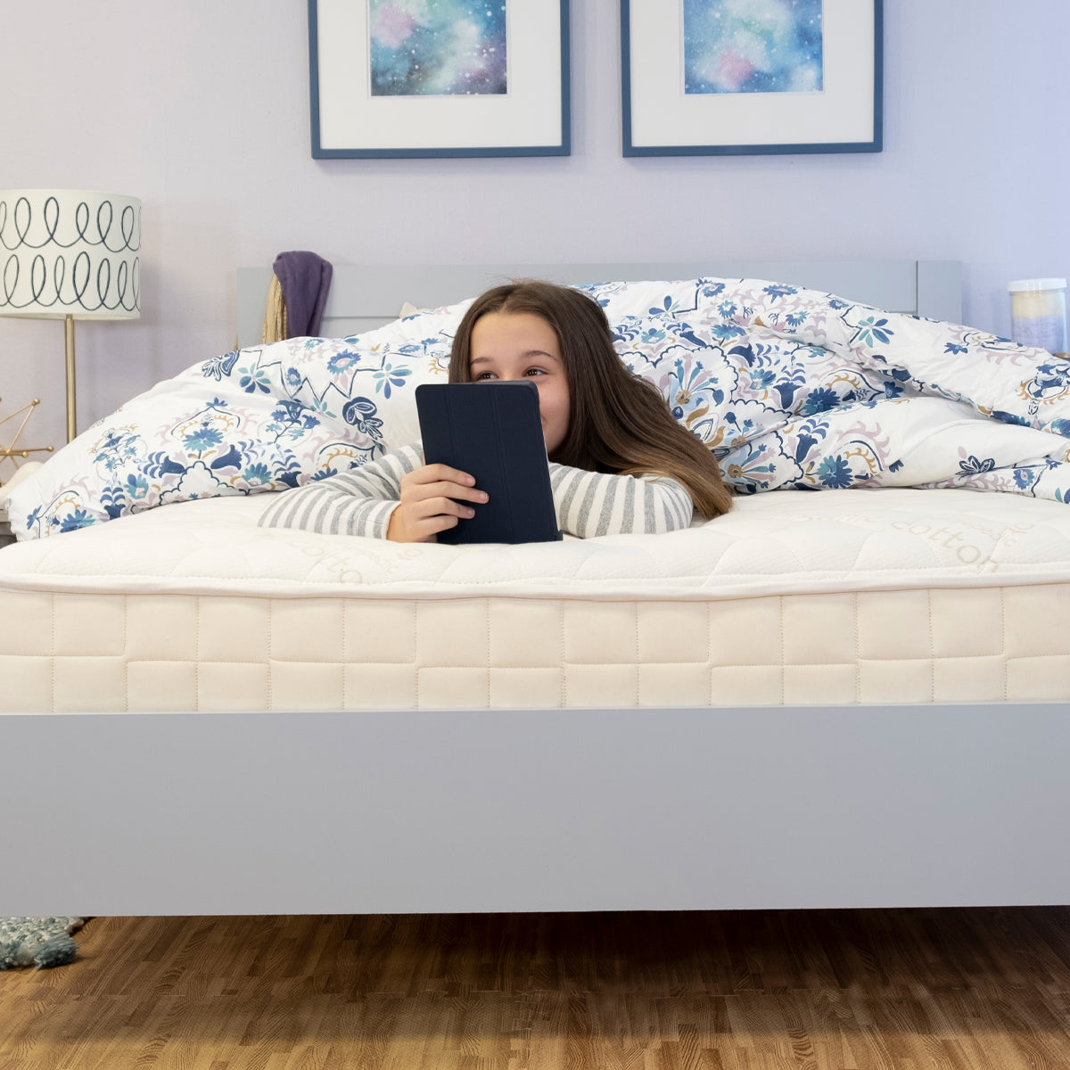 Naturepedic Organic VERSE Kids Mattress - Melon Bellies