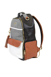 Itzy Ritzy® Boss Diaper Bag Backpack - Coffee & Cream - Melon Bellies