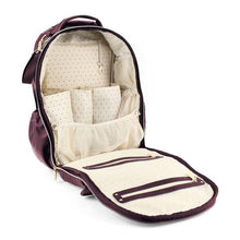 Load image into Gallery viewer, Itzy Ritzy® Boss Diaper Bag Backpack - Hello Merlot - Melon Bellies