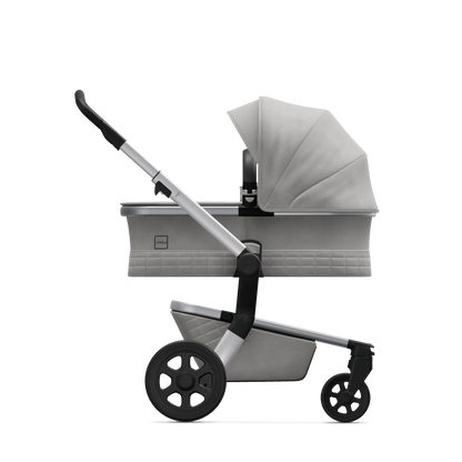 Joolz Hub Stroller with Bassinet in Stunning Silver - Melon Bellies