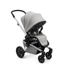 Load image into Gallery viewer, Joolz Hub Stroller with Bassinet in Stunning Silver - Melon Bellies