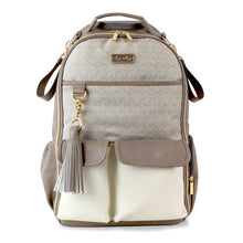 Load image into Gallery viewer, Itzy Ritzy® Boss Diaper Bag Backpack - Coffee &amp; Cream - Melon Bellies