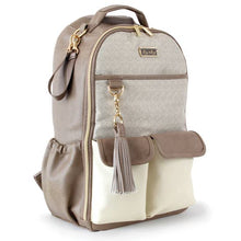 Load image into Gallery viewer, Itzy Ritzy® Boss Diaper Bag Backpack - Vanilla Latte - Melon Bellies