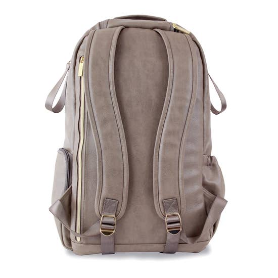 Itzy Ritzy® Boss Diaper Bag Backpack - Coffee & Cream - Melon Bellies